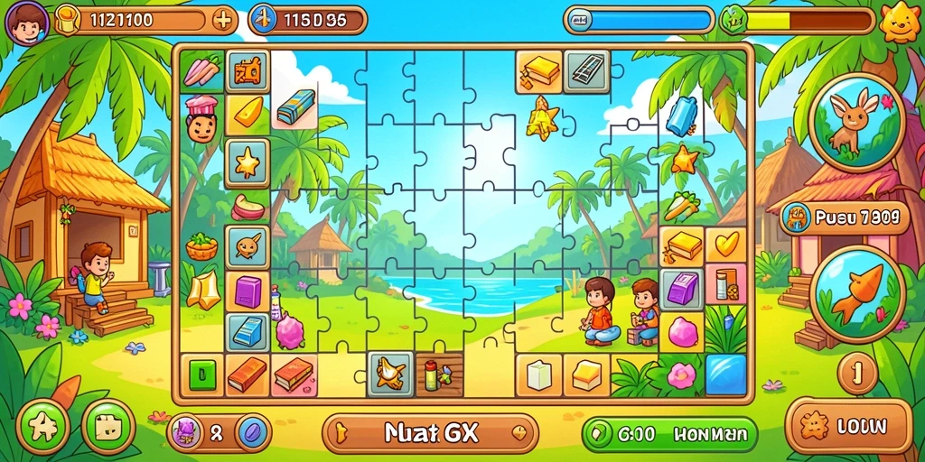 Gameplay yang seru dan menantang di setiap level.